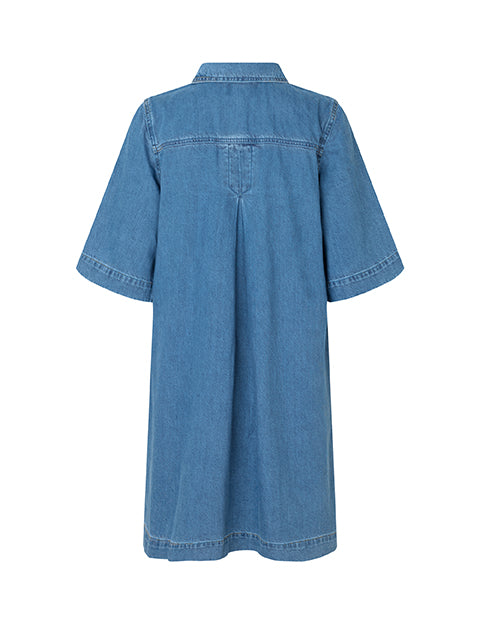 Mira-G denimkjole - 951 Mid vintage blue